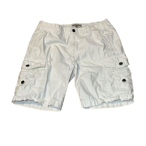 Men’s Express White Cargo Shorts, Cotton, 30 - Picture 1 of 5